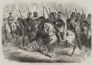 Algerijnse Spahis in Parijs